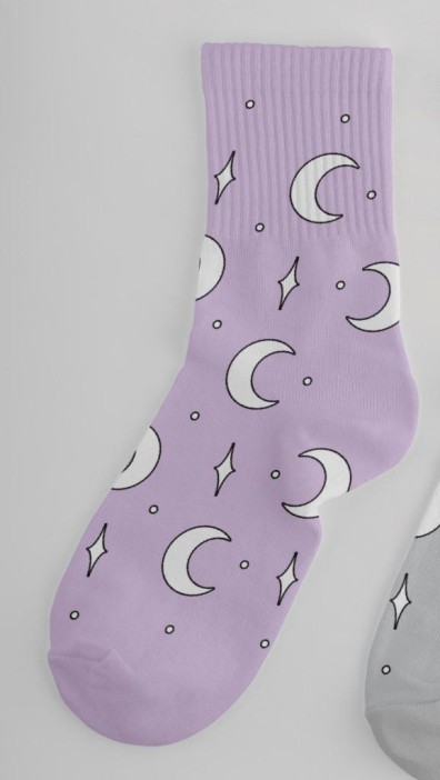 Носки женские "Moon", р. 35-40, сиреневый 