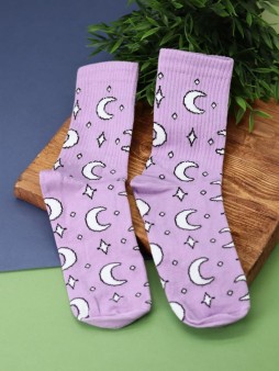 Носки женские "Moon", р. 35-40, сиреневый