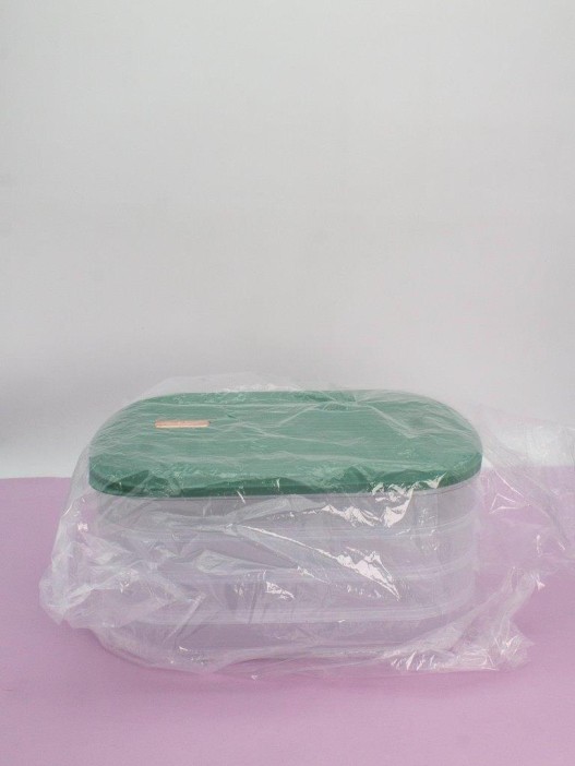 Контейнер для хранения 4 яруса «Quadruple», green (15,5*32*20,3 см) 