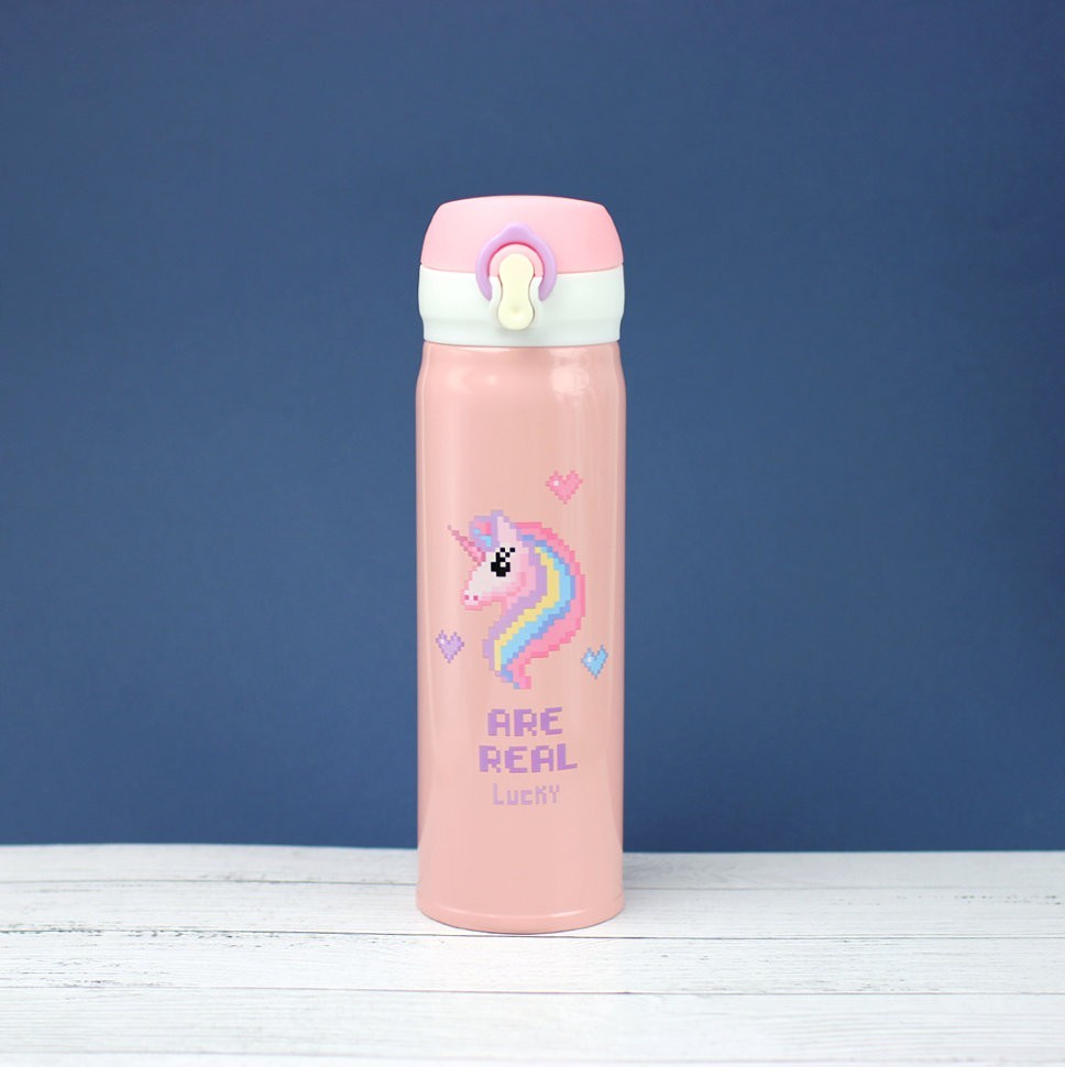 Термос "Unicorn", pink (450ml)