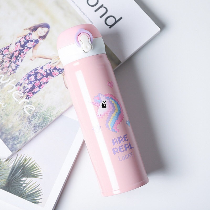 Термос "Unicorn", pink (450ml)