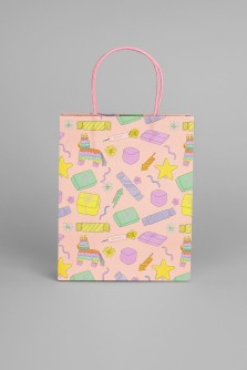 Пакет подарочный крафтовый «HB», piñata (21*25,5*10)