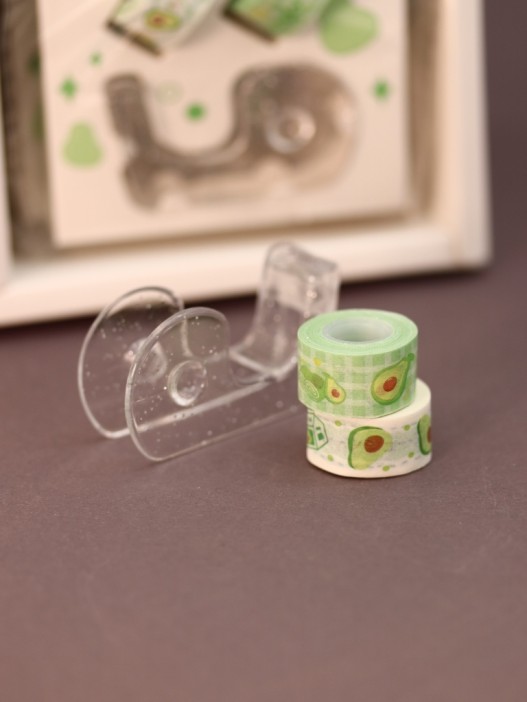 Набор декоративного скотча 2 шт. + диспенсер &quot;Avobunny&quot; (1.2см*3м) 