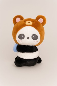 Мягкая игрушка "Bear hat panda", 20 см