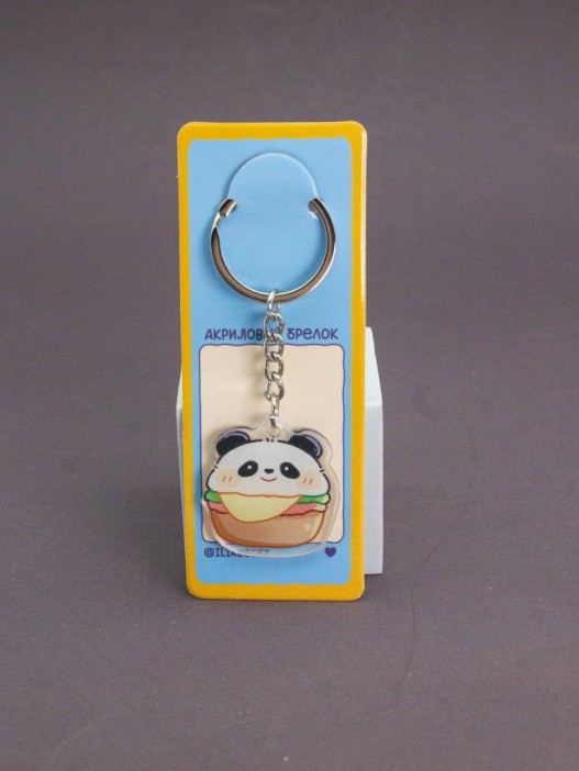 Брелок акриловый iLikeGift &quot;Panda in a Basket&quot; 