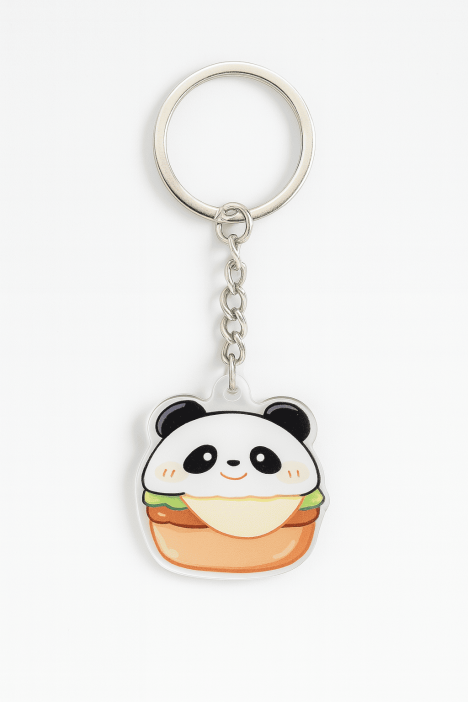 Брелок акриловый iLikeGift &quot;Panda in a Basket&quot; 
