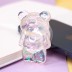 Попсокет iLikeGift "Glossy bear", pink 