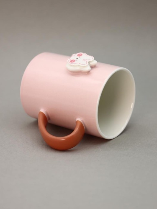 Кружка «Cute animal head», pink 