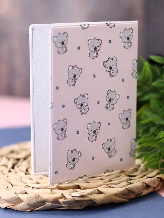 ОБЛОЖКА ДЛЯ ПАСПОРТА Cute Koala, плотность 600 мкм 