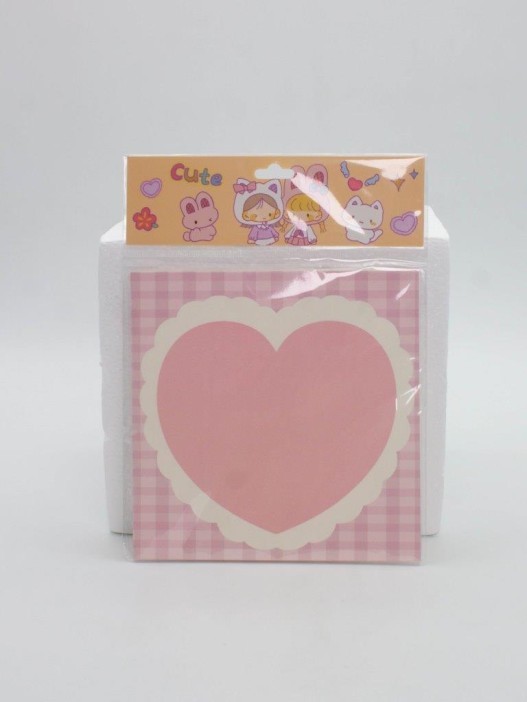 Блок для заметок &quot;Cute heart&quot;, 30 л. 16*16 см 