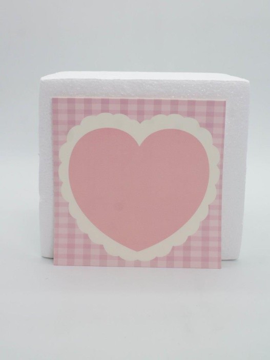 Блок для заметок &quot;Cute heart&quot;, 30 л. 16*16 см 