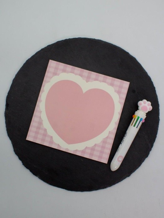 Блок для заметок &quot;Cute heart&quot;, 30 л. 16*16 см 