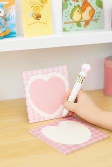 Блок для заметок "Cute heart", 30 л. 16*16 см