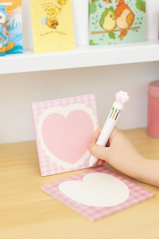 Блок для заметок "Cute heart", 30 л. 16*16 см