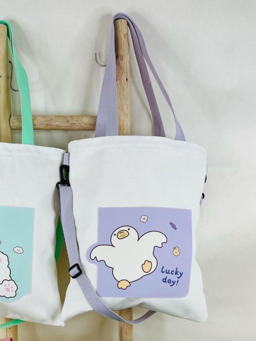 Сумка шоппер &quot;Lucky day&quot;, white 