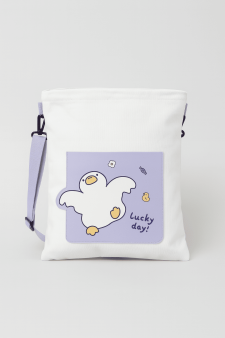 Сумка шоппер "Lucky day", white