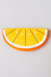 Пенал плюшевый &quot;Orange&quot;, orange (22*12 см)