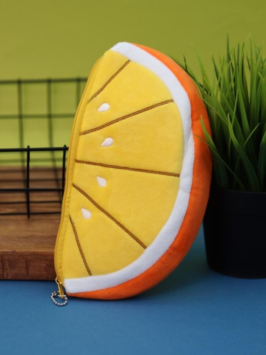 Пенал плюшевый &quot;Orange&quot;, orange (22*12 см) 