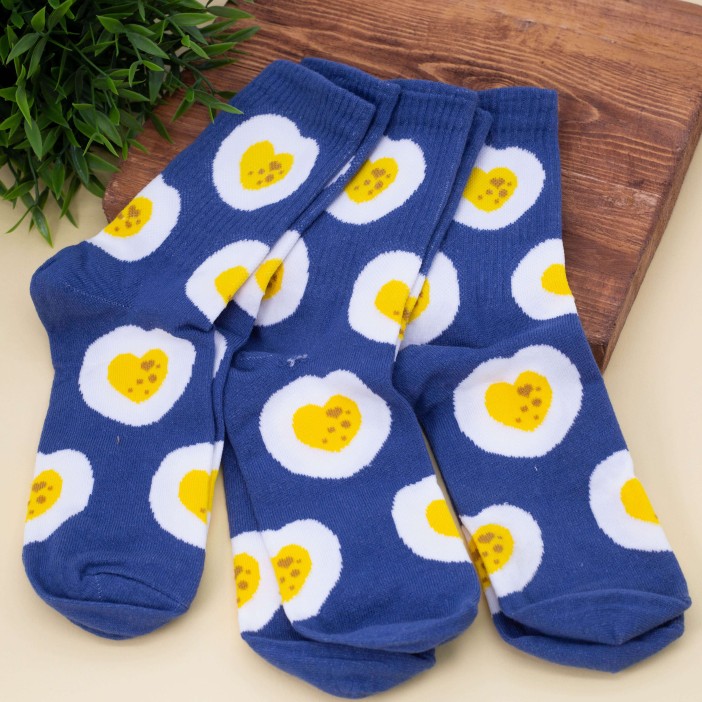 Носки женские &quot;Eggs&quot;, синий, р. 35-40 