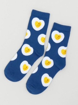 Носки женские "Eggs", синий, р. 35-40
