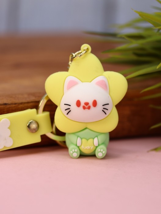 Брелок &quot;Flower cat&quot;, yellow 