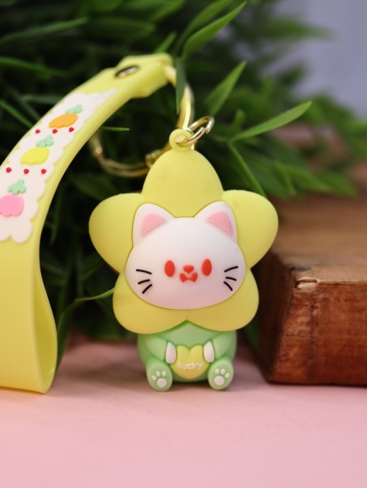 Брелок &quot;Flower cat&quot;, yellow 