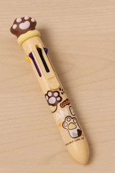 Разноцветная ручка 8 в 1 "Brown paw", brown