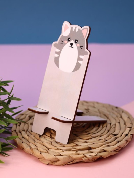 Подставка под телефон/планшет «Cat», grey 