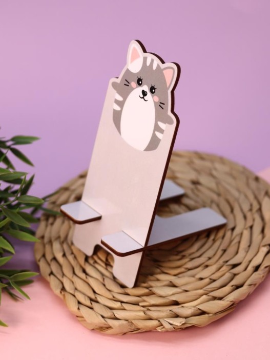 Подставка под телефон/планшет «Cat», grey 