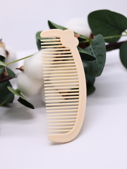 Расческа "Веселые друзья, мишка", оранжевая 