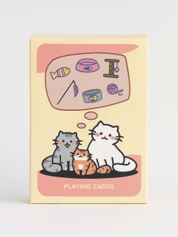 Игральные карты 54 шт. "КОТ" 6*9*1,8 см