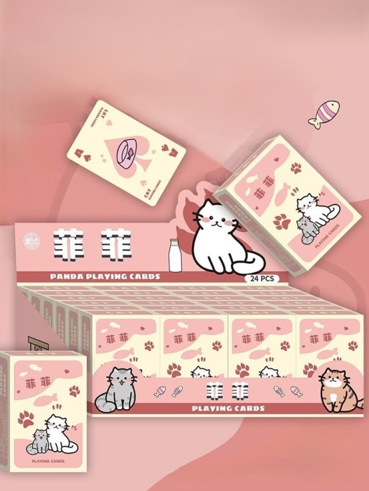 Игральные карты 54 шт. "КОТ" 6*9*1,8 см
