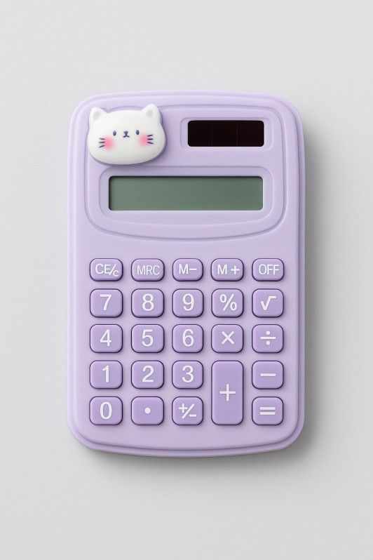 Калькулятор "Clever cat", purple 