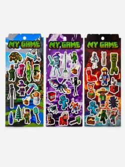 3D наклейки "My game", микс (10*22см)