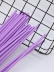 Трубочки одноразовые для напитков 25 шт. "Вечеринка", фиолетовый (197 мм)