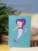 Держатель для карт «Mermaid», green (6,5 х 9,5 см) 