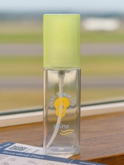 Дорожная бутылочка "Shine", yellow (50 ml)