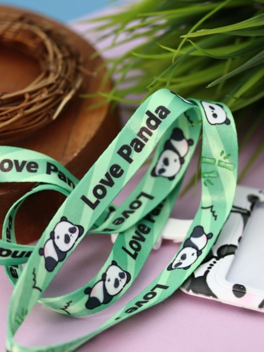 Футляр для карт на ленте &quot;Many panda&quot; 