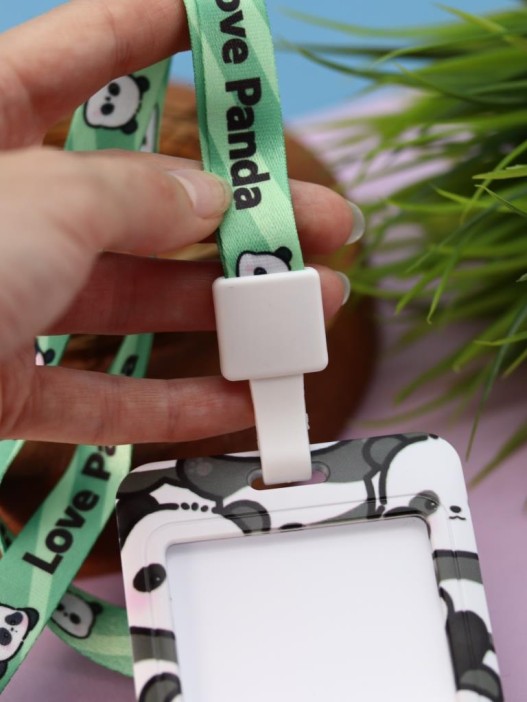 Футляр для карт на ленте &quot;Many panda&quot; 