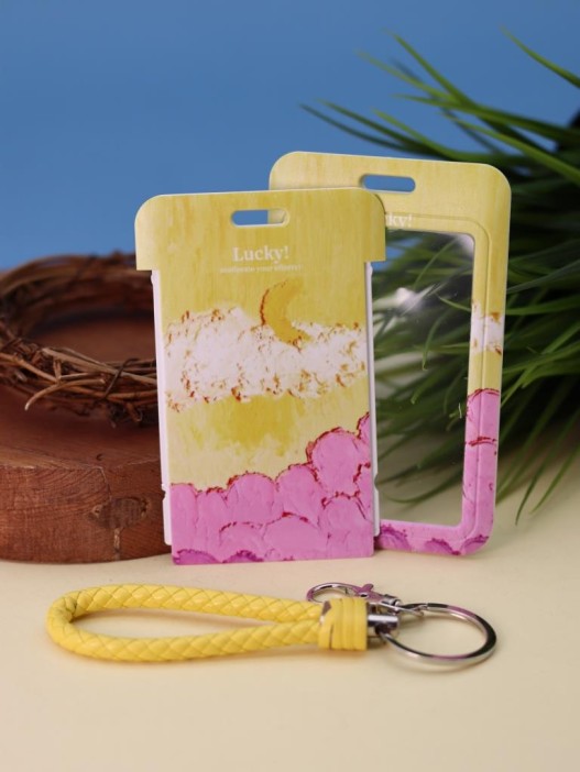 Футляр для карт "Summer colors", yellow-pink 