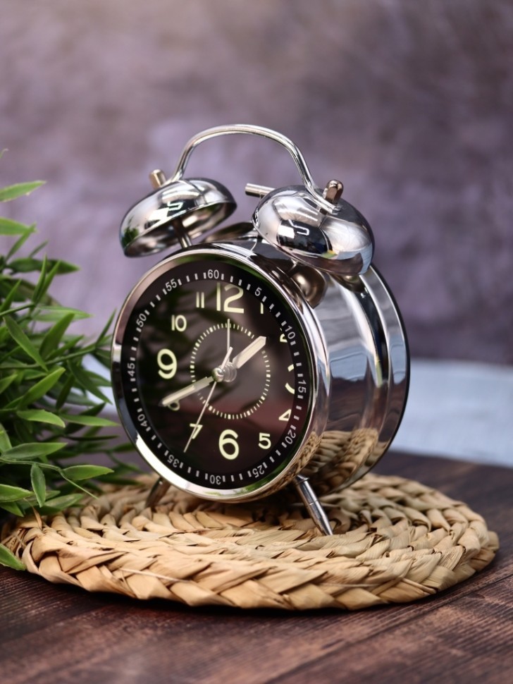 Часы-будильник "Wake up clock", black
