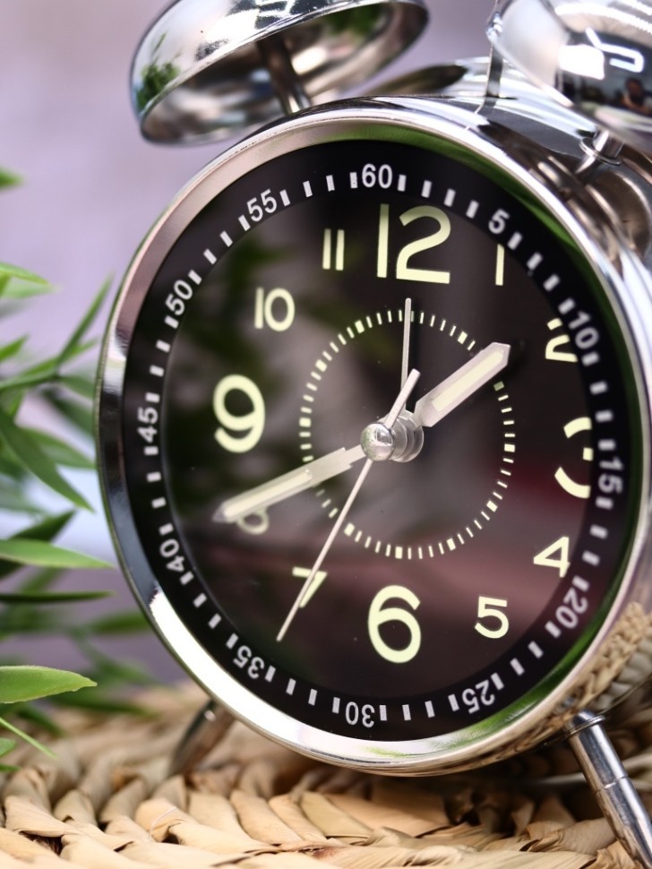 Часы-будильник "Wake up clock", black
