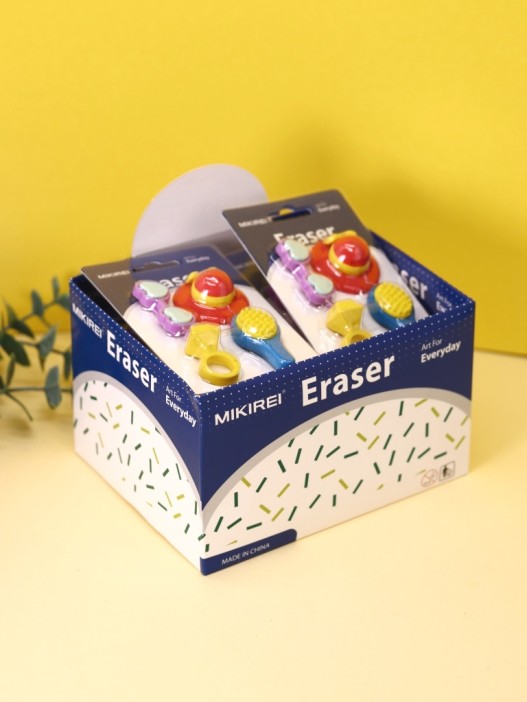 Ластики &quot;Green glasses&quot;, шоу-бокс 12 шт. 