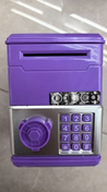 Копилка-сейф "Security", purple (11.5*8 см), пластик 