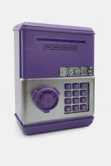 Копилка-сейф "Security", purple (11.5*8 см), пластик