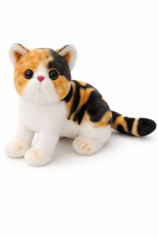 Мягкая игрушка "Tabby cat", orange (20х13см)