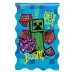 Блокнот фигурный А7 "Моя Игра-4", 40л, на скрепке, тиснение серебряной фольгой