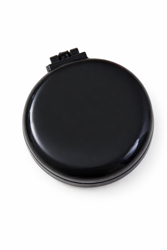 Расческа раскладная с зеркалом "Classic", чёрная 