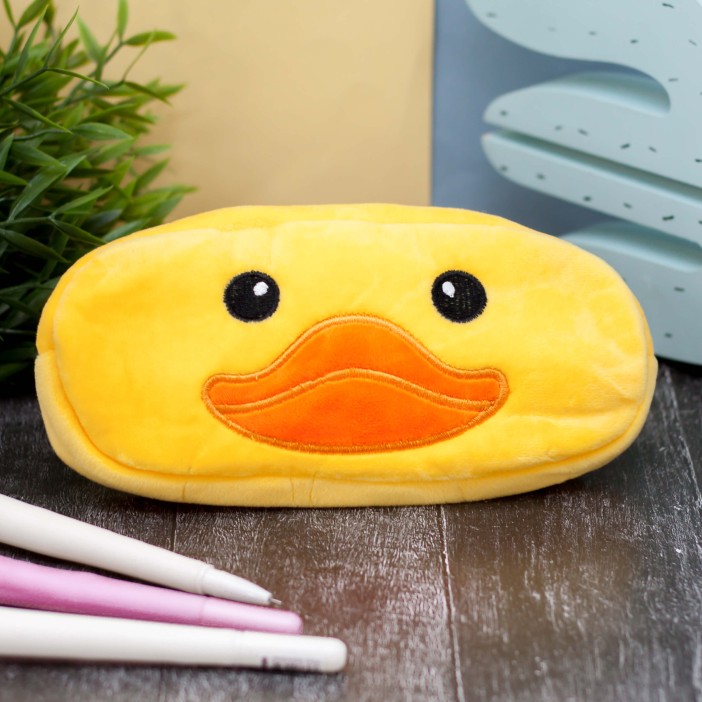 Пенал плюшевый &quot;Duck&quot;, yellow (20*10 см) 
