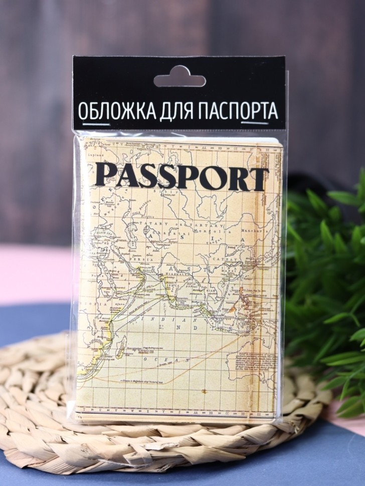 Обложка для паспорта "КАРТА", плотность 600 мкм